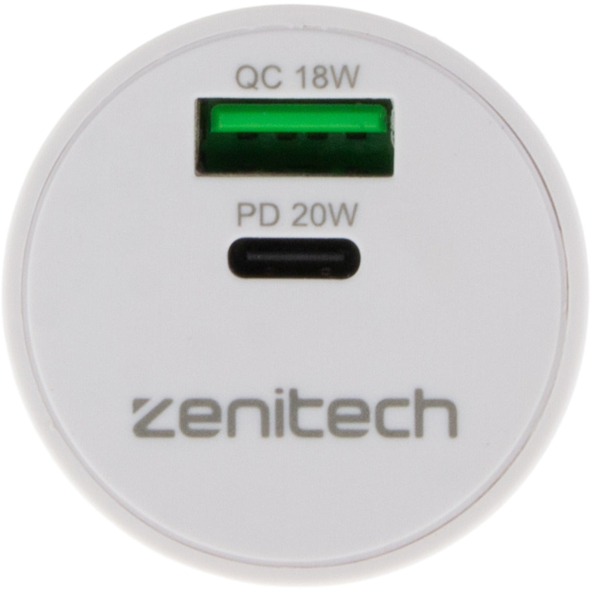 Mini chargeur USB A+C - Quick Charge - 20W - Zenitech