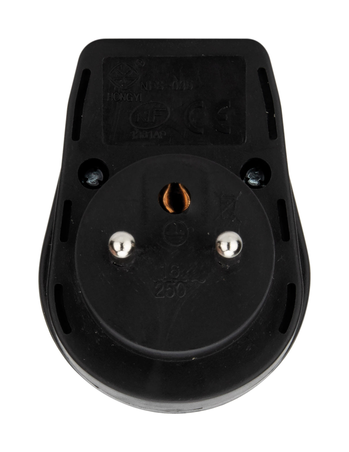 Parafoudre 1 prise simple - Noir - Zenitech