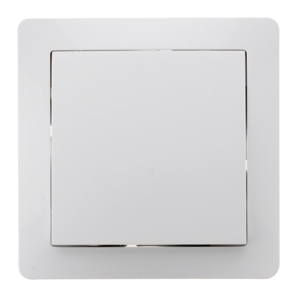 Interrupteur encastré blanc 10A - Zenitech