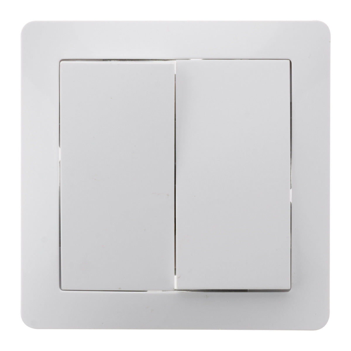 Va-et-vient double en saillie à bornes automatiques - Blanc - Orys -Zenitech