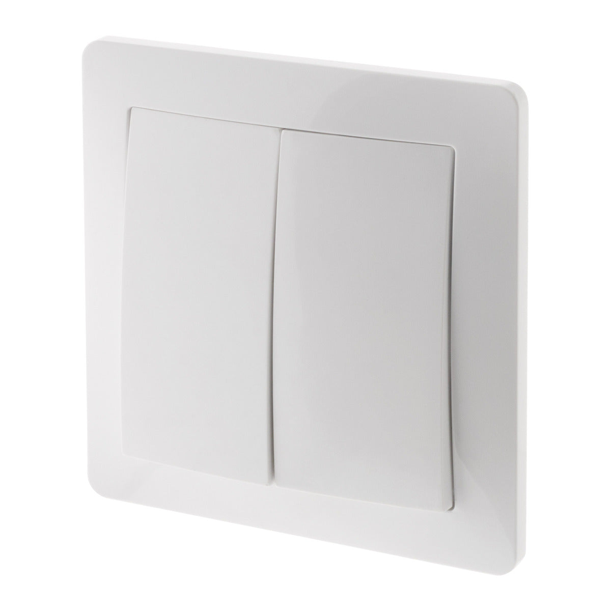 Va-et-vient double en saillie à bornes automatiques - Blanc - Orys -Zenitech