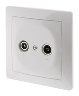 Prise TV-SAT - Blanc - Orys - Zenitech