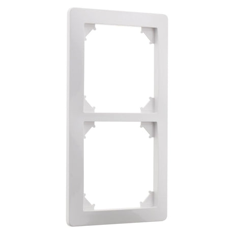 Double plaque de finition - Blanc - Orys - Zenitech