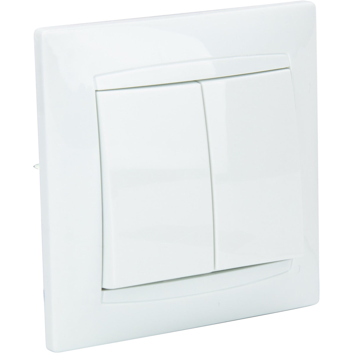 Double va et vient encastré Zyna - Blanc - Zenitech