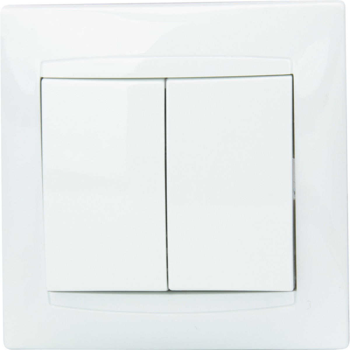 Double va et vient encastré Zyna - Blanc - Zenitech