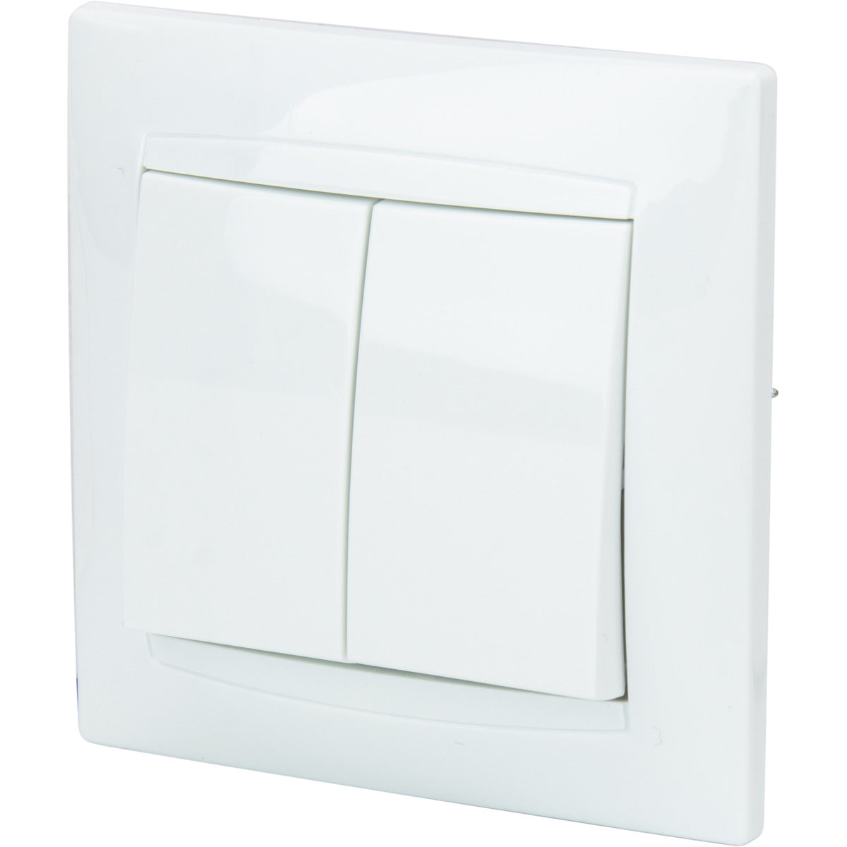 Double va et vient encastré Zyna - Blanc - Zenitech