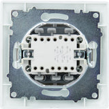 Double va et vient encastré Zyna - Blanc - Zenitech