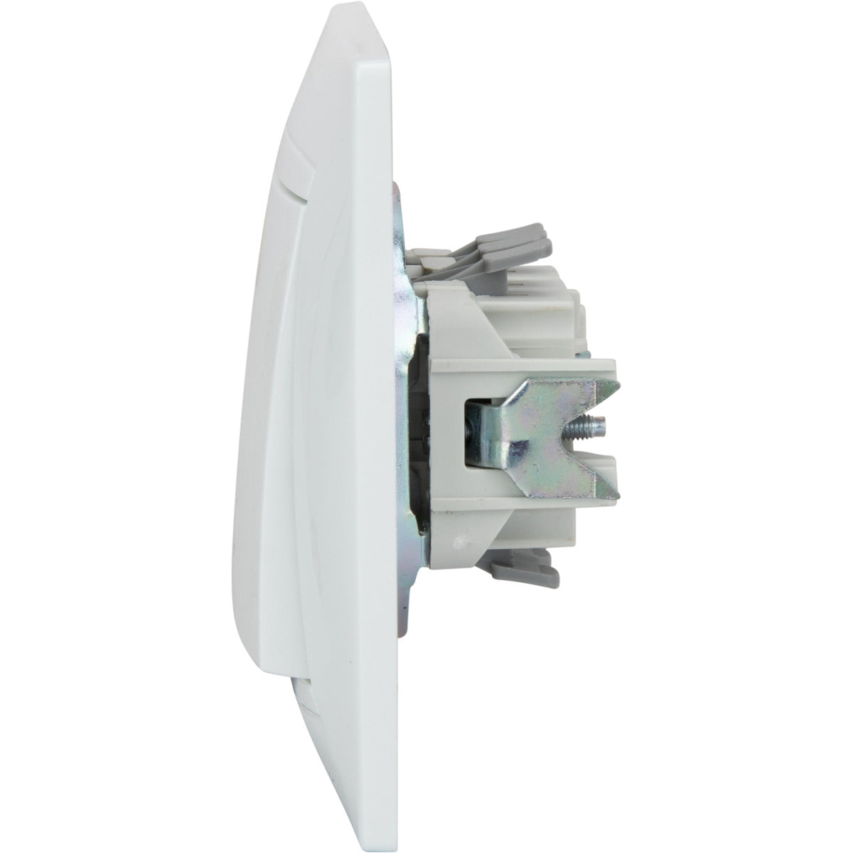 Bouton sonnette encastré Zyna - Blanc - Zenitech