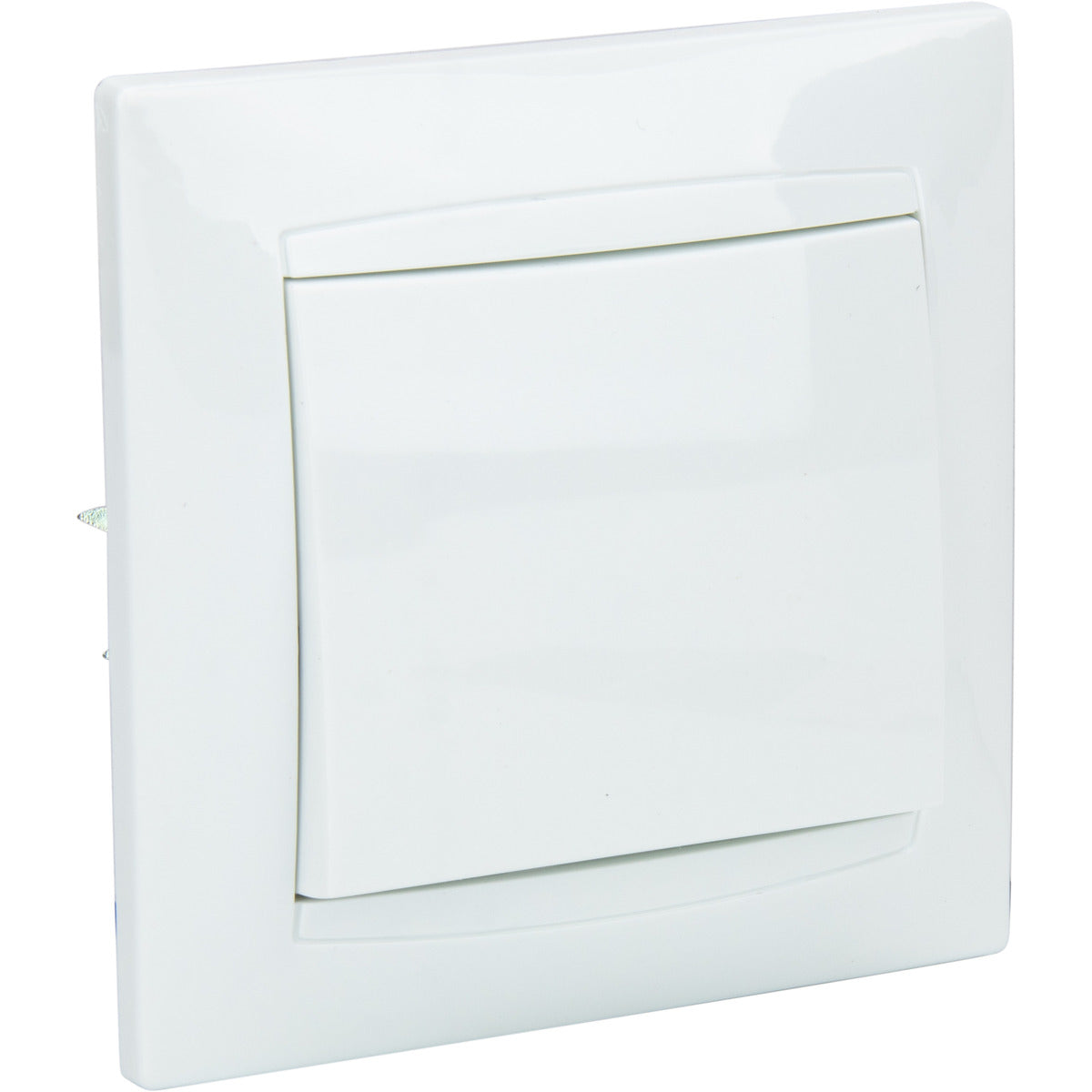 Bouton poussoir encastré Zyna - Blanc - Zenitech