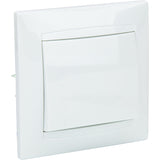 Bouton poussoir encastré Zyna - Blanc - Zenitech