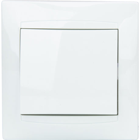 Bouton poussoir encastré Zyna - Blanc - Zenitech