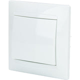 Bouton poussoir encastré Zyna - Blanc - Zenitech