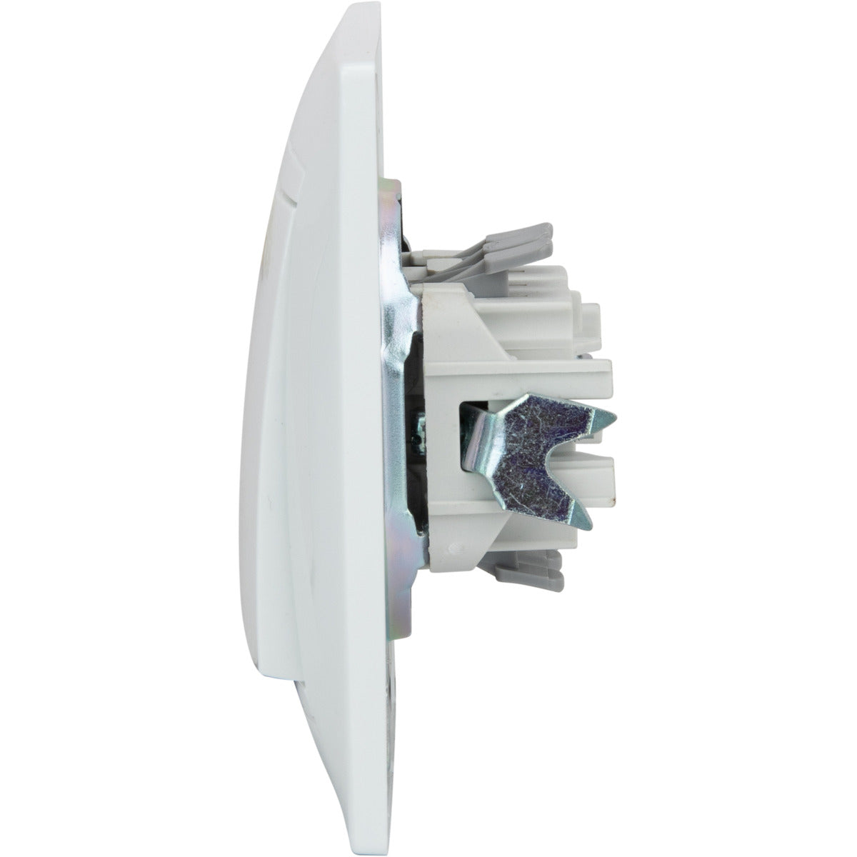 Bouton poussoir encastré Zyna - Blanc - Zenitech