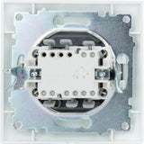 Bouton poussoir encastré Zyna - Blanc - Zenitech