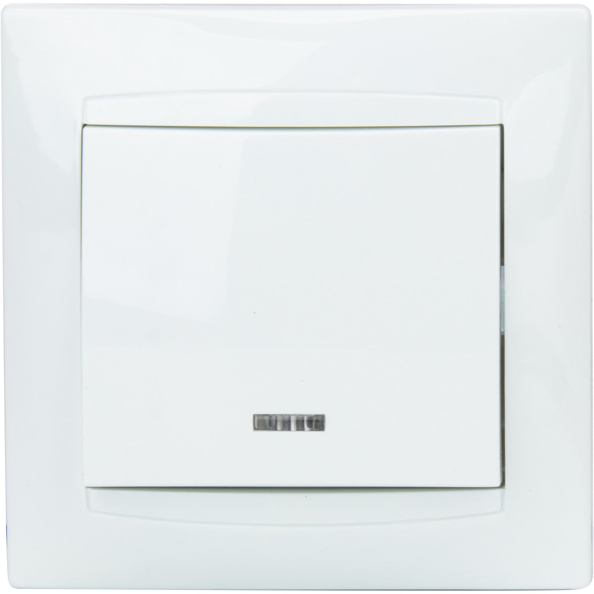 Bouton poussoir à voyant encastré Zyna - Blanc - Zenitech