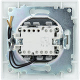 Bouton poussoir à voyant encastré Zyna - Blanc - Zenitech