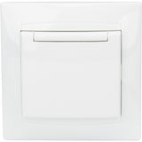 Prise Schuko à clapet encastrée - Blanc - Zyna - Zenitech