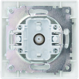 Prise satéléphonelite encastrée mâle Ø7mm type F Zyna - Blanc - Zenitech