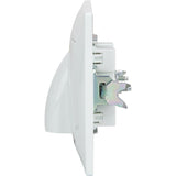 Cache pour sortie de câble Ø5/12mm Zyna - Blanc - Zenitech