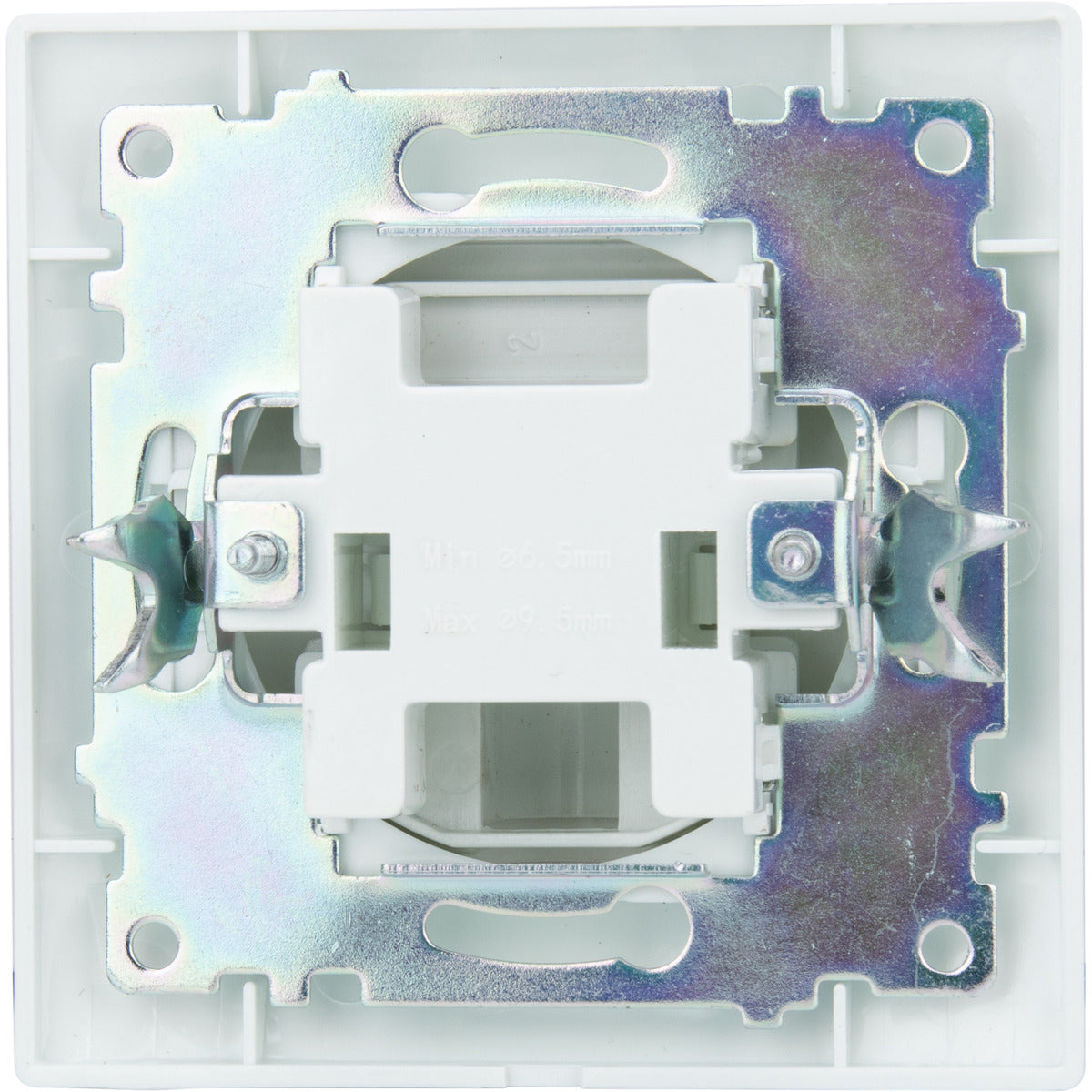 Cache pour sortie de câble Ø5/12mm Zyna - Blanc - Zenitech