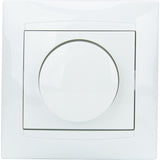 Variateur rotatif encastré 200W Zyna - Blanc - Zenitech