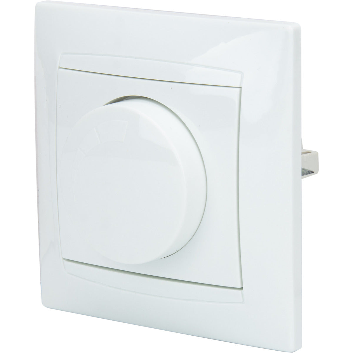 Variateur rotatif encastré 200W Zyna - Blanc - Zenitech