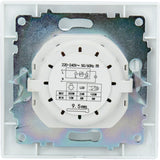 Variateur rotatif encastré 200W Zyna - Blanc - Zenitech