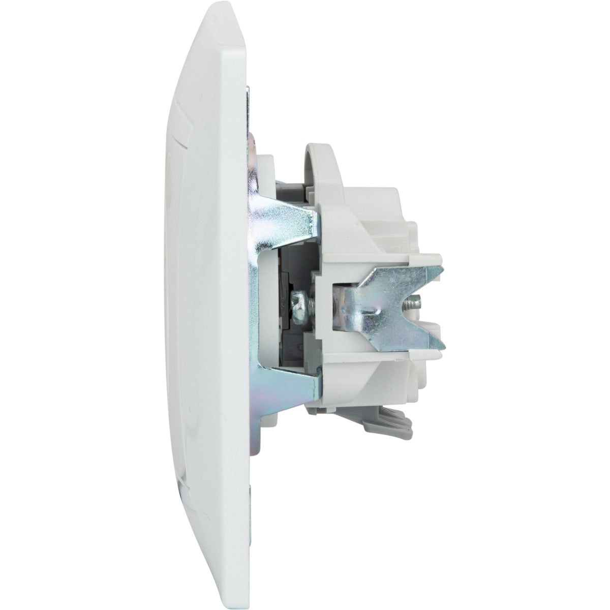 Prise 2P+T encastrée Zyna - Blanc - Zenitech