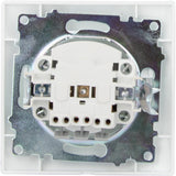 Prise 2P+T encastrée Zyna - Blanc - Zenitech