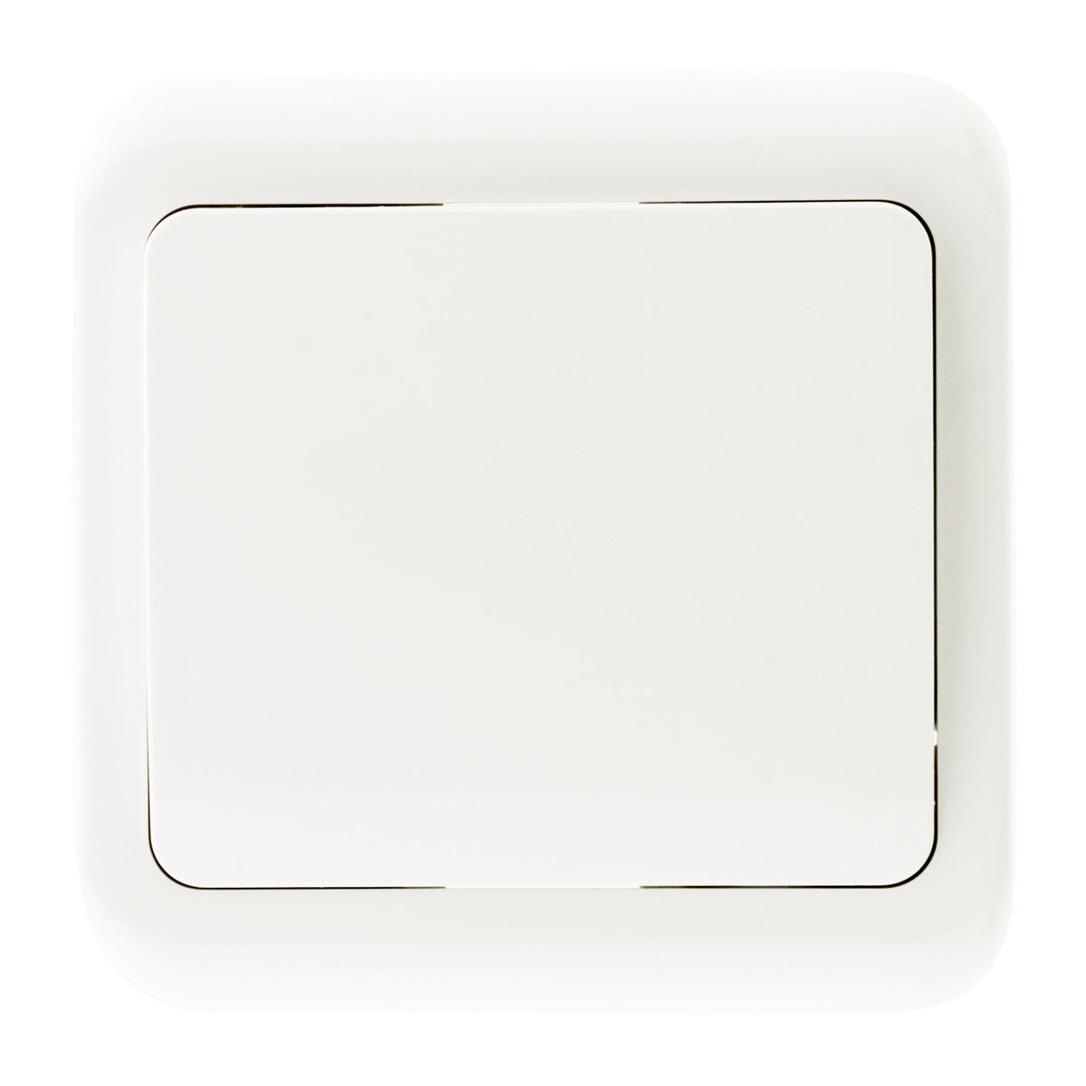 Interrupteur simple encastré Antaria - Blanc - Zenitech