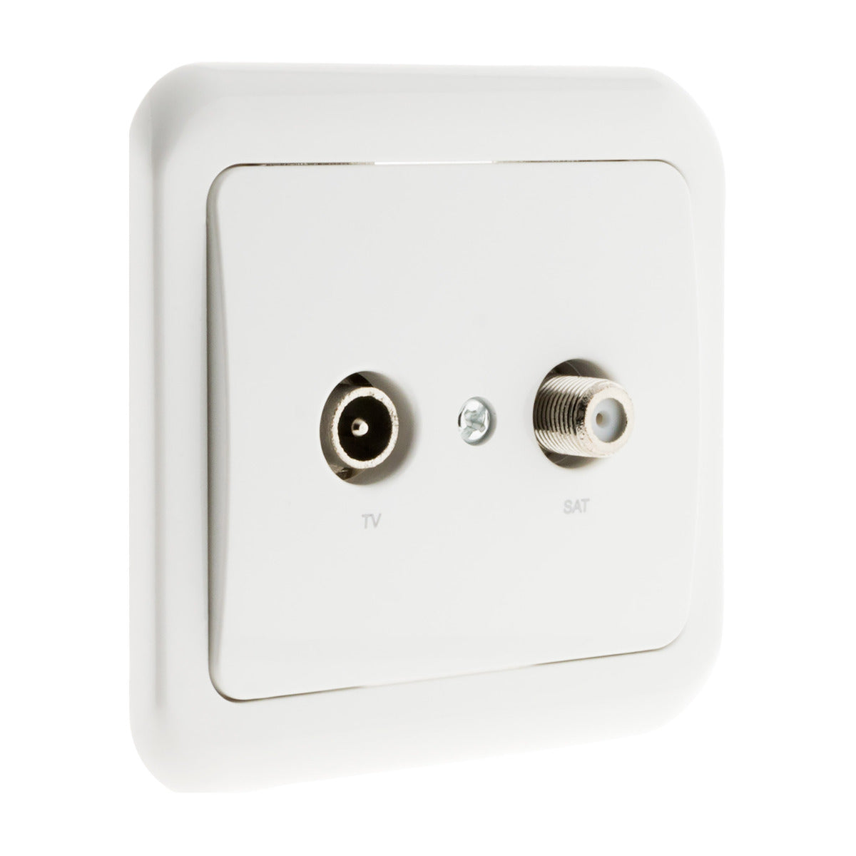 Prise TV radio encastrée IP20 - Zenitech