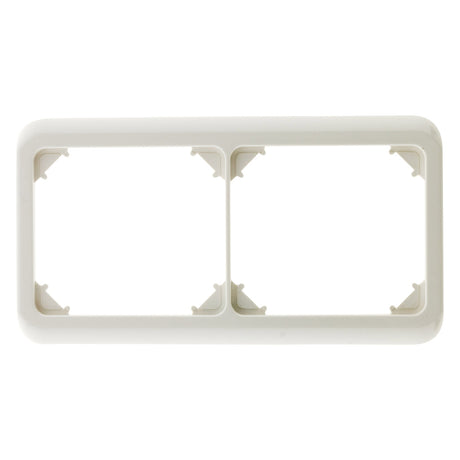 Plaque de finition double Blanche - Zenitech