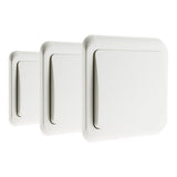 Lot de 3 interrupteurs simples 10A - Zenitech