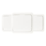 Lot de 3 interrupteurs simples 10A - Zenitech