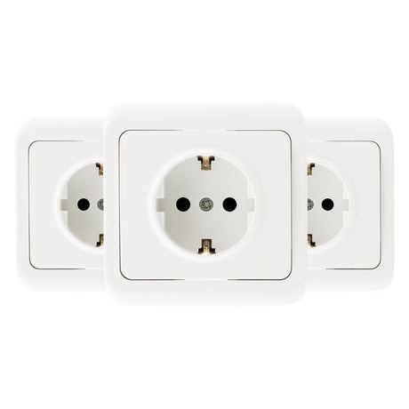 Prise encastrée Schuko 16A Antaria - Zenitech