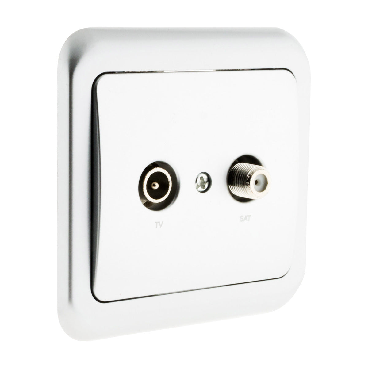 Prise TV radio encastrée IP20 - Zenitech