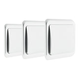 Lot de 3 interrupteurs simples 10A - Zenitech