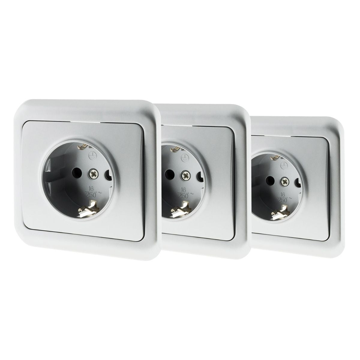 Prise encastrée Schuko 16A Antaria - Zenitech