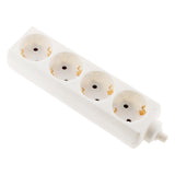 Multiprise Schuko 16A sans câble - blanc - Zenitech