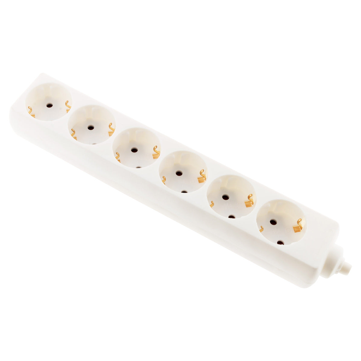 Multiprise Schuko 16A sans câble - blanc - Zenitech