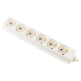 Multiprise Schuko 16A sans câble - blanc - Zenitech