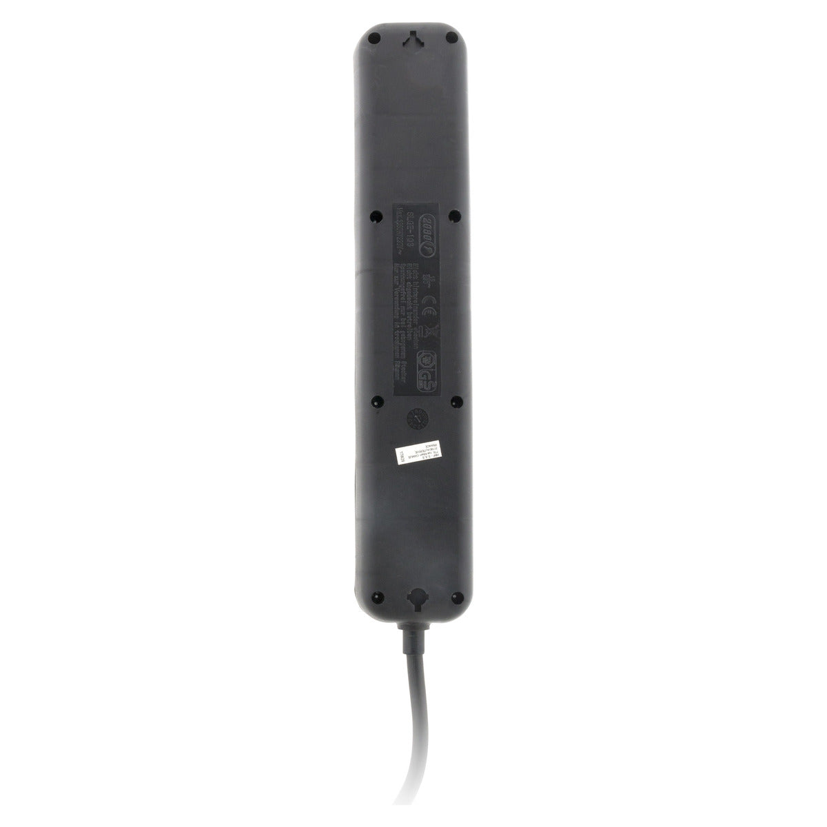 Multiprise Schuko + interrupteur 16A - noir - Zenitech