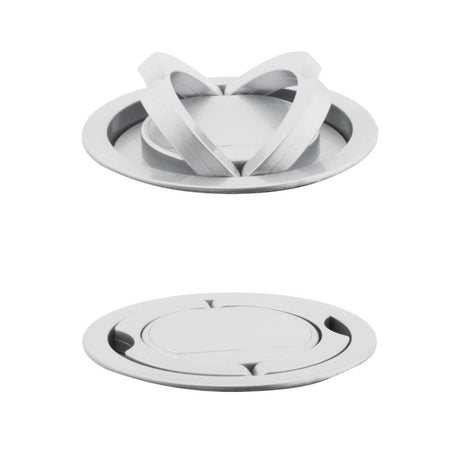Multiprise encastrable 4 prises Schuko 16A - Noir - Otio