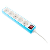 Multiprise 5 prises Schuko 16A + interrupteur - Zenitech