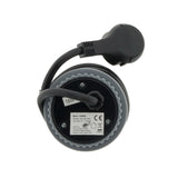 Prise encastrable Schuko + USB Ø60mm - Gris - Otio