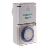 Programmateur mécanique Schuko étanche IP44 - Zenitech