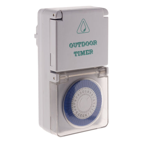 Programmateur mécanique Schuko étanche IP44 - Zenitech