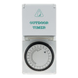 Programmateur mécanique Schuko étanche IP44 - Zenitech