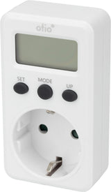 Contrôleur de consommation électrique Schuko - Blanc - Otio