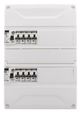 Coffret électrique pré-équipé 26 modules 2 rangées - 2x10A + 2x16A + 3x20A + 1x32A + 2 ID 40A - Novelec